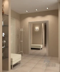 Photo of a hallway in beige tones