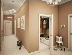 Photo of a hallway in beige tones