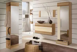 Hallway in modern style design small-sized