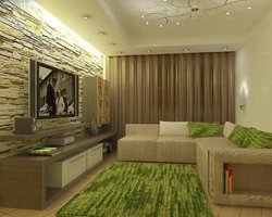 Living room 22 square meters design