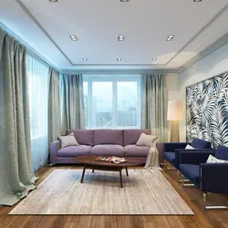 Qonaq otağı 22 kvadrat metr dizayn