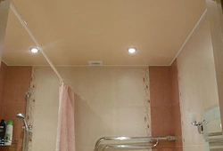 White bathroom design in Khrushchev