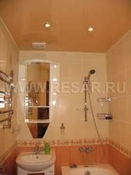 White bathroom design in Khrushchev