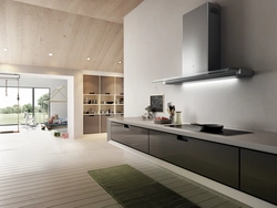 Kitchen hood real photos