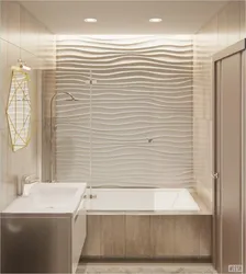 Light tiles in the bathroom design