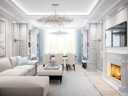 Living Room Furniture In Neoclassical Style Photo