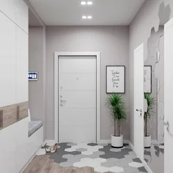 Flooring in the hallway design