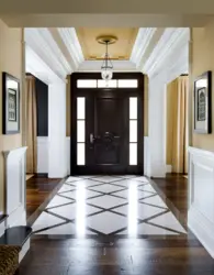 Flooring in the hallway design