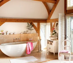 Bathroom in the country design photo