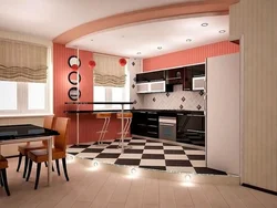 Bir otağı mətbəx dizaynı ilə necə birləşdirmək olar