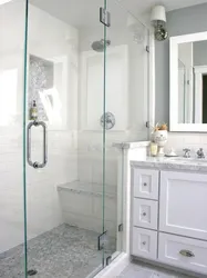 Bathroom with cabin design photo