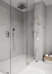 Kabin Dizayn Fotoşəkili Ilə Vanna Otağı