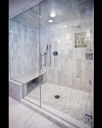Bathroom with cabin design photo