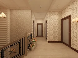 What wallpaper to glue in the hallway photo