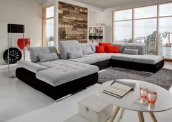Beautiful sofas for the living room photo in the interior