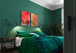 Photo Of Bedrooms In Light Green Colors