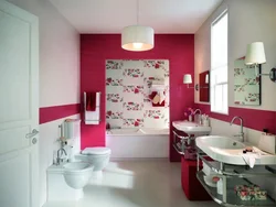 Bathroom interior color photo