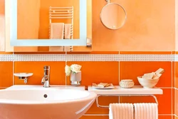 Bathroom interior color photo