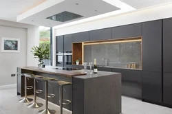 Photo kitchen design in a modern style
