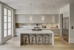 Photo kitchen design in a modern style