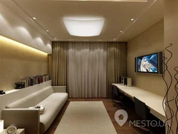 Living room 10 m interior photo