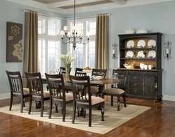 Kitchen dining room design in apartment