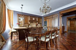 Kitchen dining room design in apartment