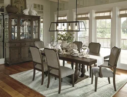 Kitchen dining room design in apartment