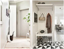 Corridor design in a small apartment photo