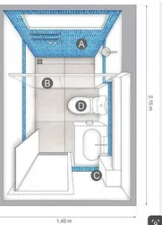 Bathroom design size 2 by 2