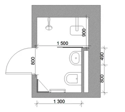 Bathroom Design Size 2 By 2