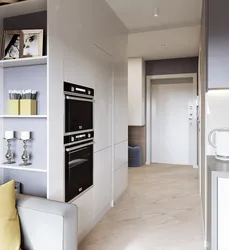 Bright Corridor And Kitchen Photo