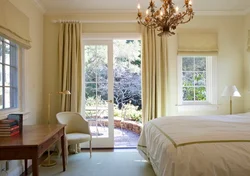 How to decorate a window in a bedroom design photo