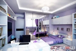 Small bedroom for a teenage girl photo