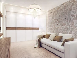 Wallpaper for the living room in a modern style in light colors photo