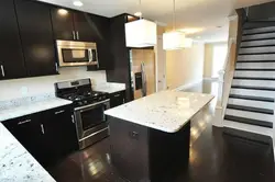 Kitchen Photo With Dark Floor Photo