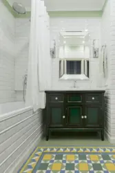Ванна бөлмесінің фотосуретіндегі шошқа плиткасы