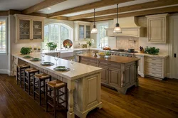 Country Style Kitchen In Apartment Photo