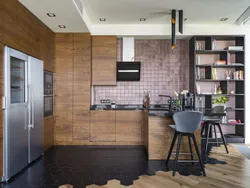 Laminate and tiles in the kitchen photo combined flooring