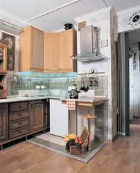 Kitchen design with ventilation duct