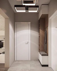 Interior of a square hallway in an apartment