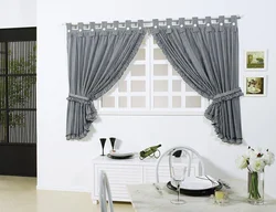 Kitchen curtains for the kitchen photo