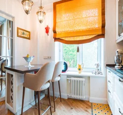 Modern Roman blinds for the kitchen photo