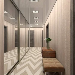 Hallway design in a panel apartment