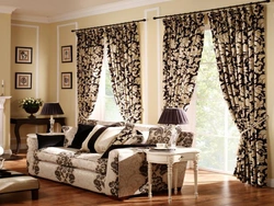 Design of beautiful curtains for the living room