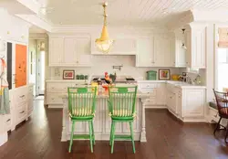 Color combination in the kitchen interior photo white