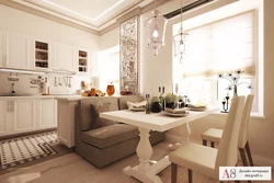 Kitchen project 30 sq m photo