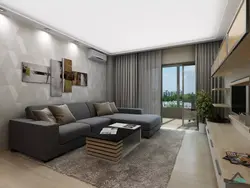 Living Room Decor In A Modern Style In The Interior Photo Design