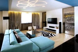 Living Room Decor In A Modern Style In The Interior Photo Design