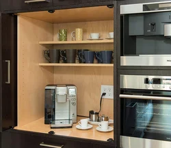 Storing equipment in the kitchen photo